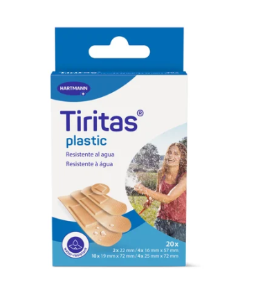 TIRITAS PLASTIC APOSITO ADHESIVO 20 UNIDADES SURTIDO 4 TAMAÑOS