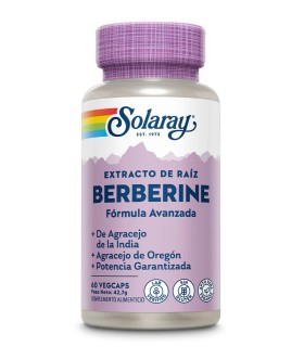 BERBERINE SOLARAY  60 CAPSULAS VEGETALES