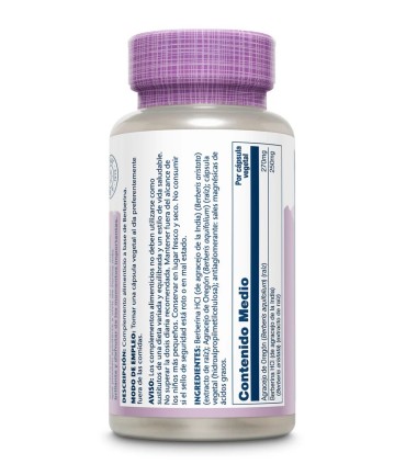 BERBERINE SOLARAY  60 CAPSULAS VEGETALES