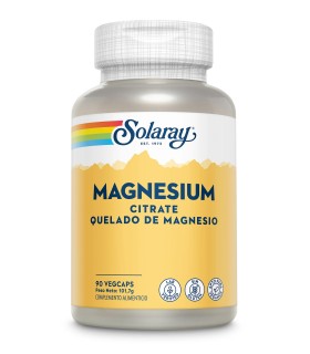 MAGNESIUM CITRATE SOLARAY  90 CAPSULAS VEGETALES