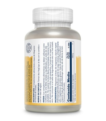 MAGNESIUM CITRATE SOLARAY  90 CAPSULAS VEGETALES
