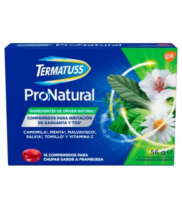 TERMATUSS PRONATURAL  16 COMPRIMIDOS PARA CHUPAR
