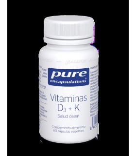 Pure Encapsulations Vitaminas D3 + K 60 cápsulas vegetales