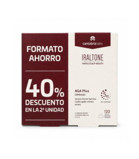 IRALTONE AGA PLUS PACK 2X60 CAPS