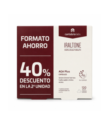 IRALTONE AGA PLUS PACK 2X60 CAPS