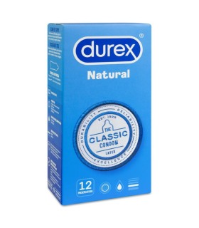 DUREX NATURAL PLUS PRESERVATIVOS 12 Unidades