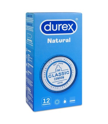 DUREX NATURAL PLUS PRESERVATIVOS 12 Unidades