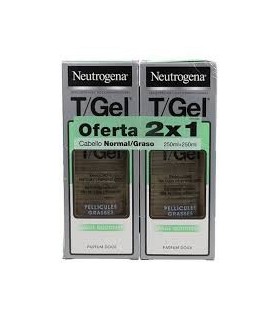 DUPLO 2X1 T-GEL CHAMPU NORMAL Y GRASO NEUTROGENA