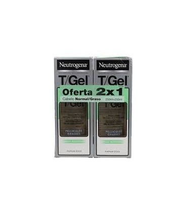 DUPLO 2X1 T-GEL CHAMPU NORMAL Y GRASO NEUTROGENA