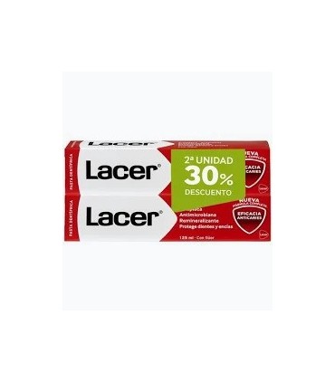 Pasta Lacer 125ml (Kit Ahorro 2x125ml)
