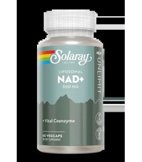 NAD+ Liposomal 500 mg Solaray 60 cápsulas vegetales