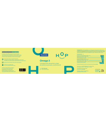 Omega 3 HOP BIOLOGICS  100 perlas (ANTES OMEGA 3 AMClinic)
