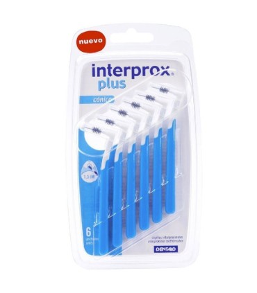 CEPILLO DENTAL INTERPROXIMAL INTERPROX PLUS CONICO 6 U