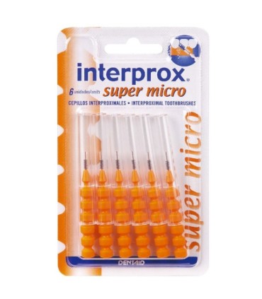CEPILLO DENTAL INTERPROXIMAL INTERPROX SUPER MICRO 6 U