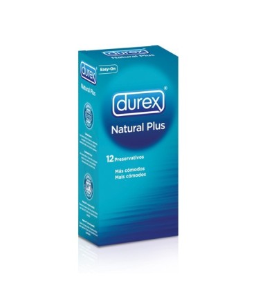 DUREX NATURAL PLUS PRESERVATIVOS 12 Unidades