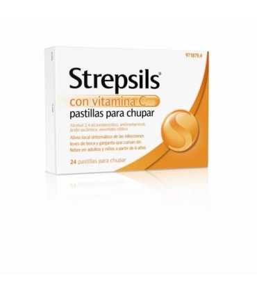 Strepsils Pastillas para Chupar con Vitamina C 24ud