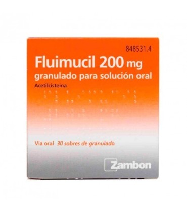 Fluimucil 200 mg 30 sobres granulado