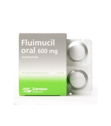 Fluimucil forte 600 mg 20 comprimidos efervescentes