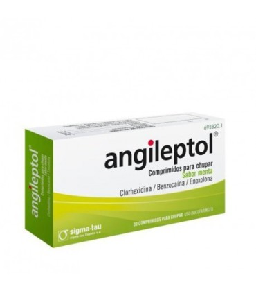 Angileptol 30 comprimidos para chupar menta