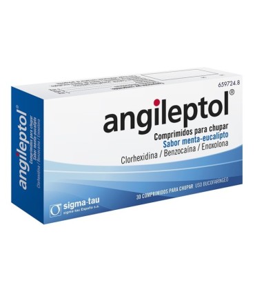 Angileptol 30 comprimidos para chupar menta-eucalipto
