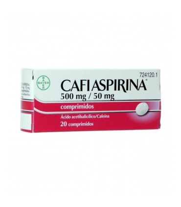 Cafiaspirina 500/50 mg 20 comprimidos